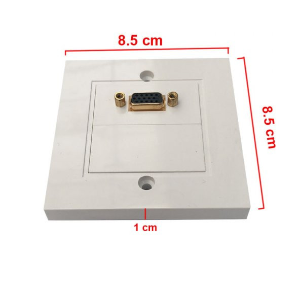 VGA Duvar Tipi Priz duvara montajlanabilir vga priz - 4