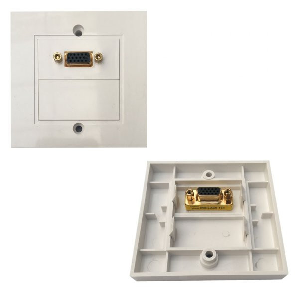 VGA Duvar Tipi Priz duvara montajlanabilir vga priz - 5