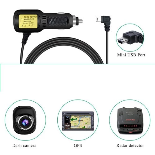 Navigasyon araç şarj adaptörü ve çift çıkışlı usb 5v1A -5v2.5A - Resim 5