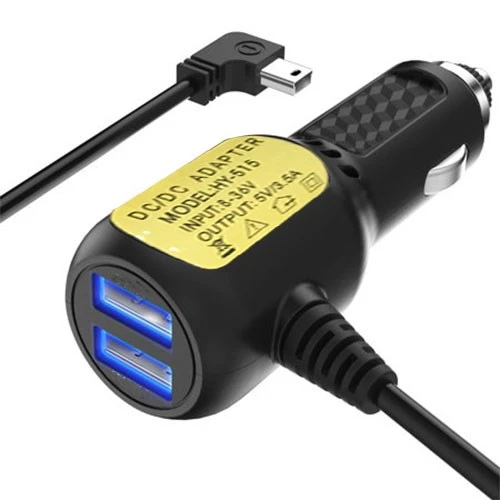 Navigasyon araç şarj adaptörü ve çift çıkışlı usb 5v1A -5v2.5A - Resim 2