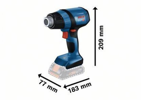 GHG 18V-50 AKÜLÜ ISI TABANCASI SOLO - 2