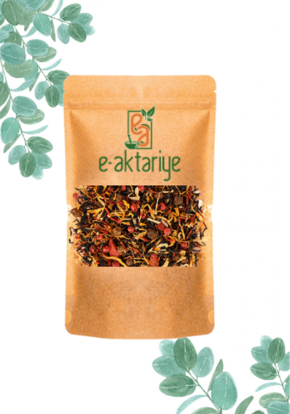 E-aktariye Erikli Vişneli Kuşburnulu Kırmızı Lezzetler Çayı 150 Gr