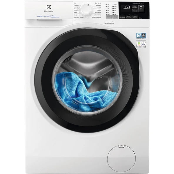 Electrolux EW6FN449BT Çamaşır Makinesi 9 Kg 1400 Devir