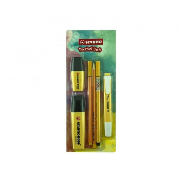 Stabilo Fosforlu Kalem Tek Renk Pastel Set 6 Lı Sarı 70/144-6