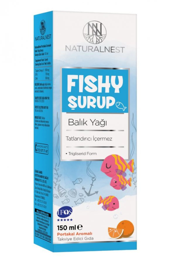 NATURALNEST FISHY BALIK YAGI SURUP 150 ML