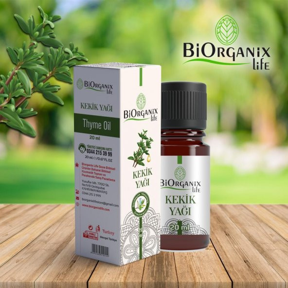 Biorganix Life Kekik Yağı 20 Ml Thyme Oil - 2