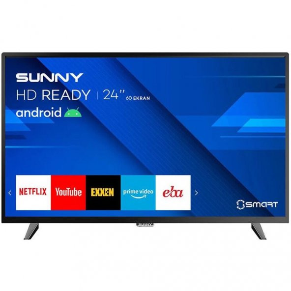 Sunny SN24LEDE6681 24'' 60 Ekran Dahili Uydu Alıcılı Smart Android Led TV