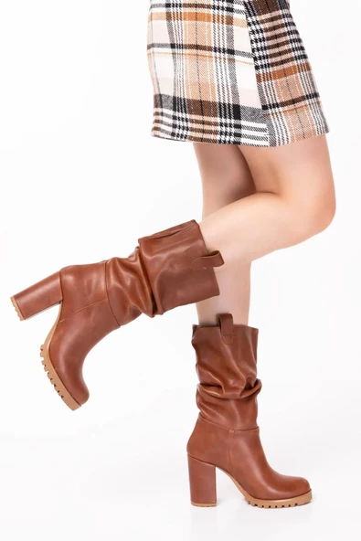 Artı-Artı006-0136-1  Kadın Platform Topuklu Çizme - 7