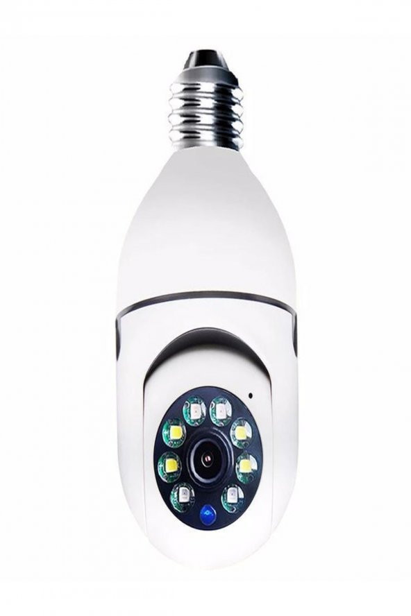 360 Ptz Ip Kamera Gece Görüş Kablosuz Bebek Güvenlik Akıllı Ampul Wifi Kamera E27 Duy Tip