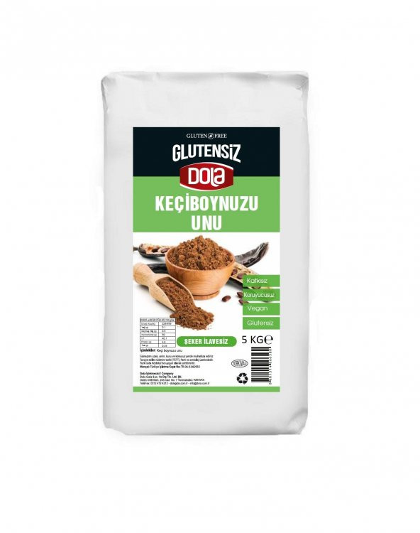 Dola Glutensiz Keçiboynuzu Unu 5 kg