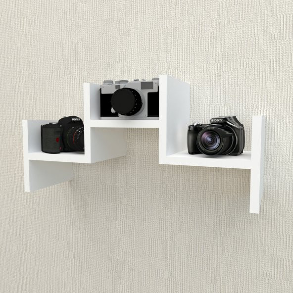 Emkawood Deco Duvar Rafı - 2