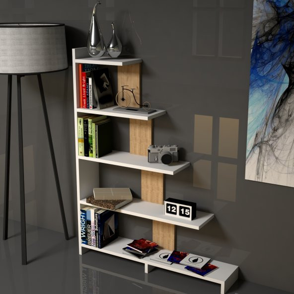 Emkawood Step Kitaplık Safir - 3