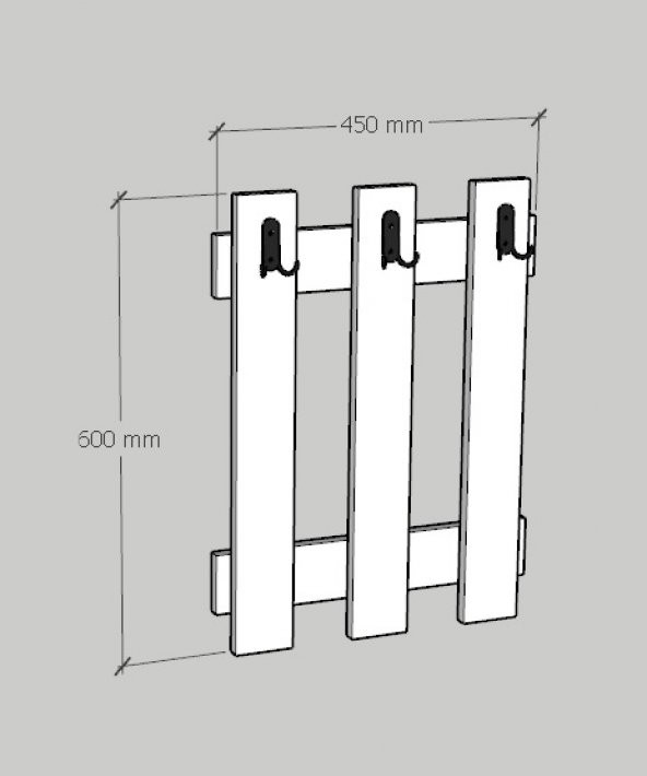 Emkawood Fence Askılık - 5