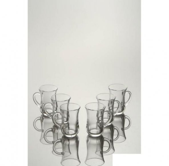 Paşabahçe 55411 Kulplu Keyif Çay Bardak 12 Li - 3