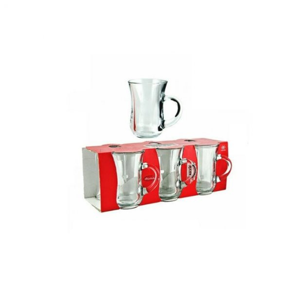 Paşabahçe 55411 Kulplu Keyif Çay Bardak 12 Li - 2