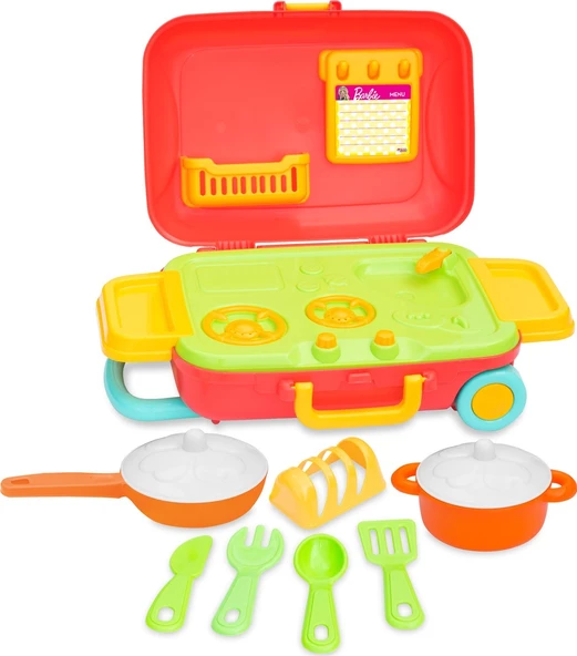 Dede Barbie Mutfak Set Bavulum 4783 - Resim 5