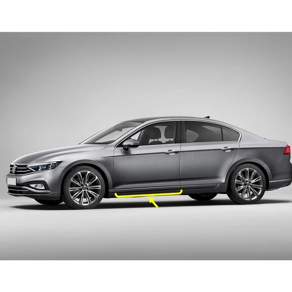 VW Passat B8.5 2020-2022 Sol Ön Kapı Bandı Çıtası Kromaj 3G0853331A
