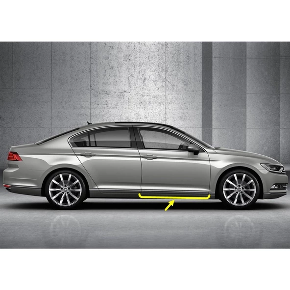 VW Passat B8 2015-2019 Sağ Ön Kapı Bandı Çıtası Kromaj 3G0853332A