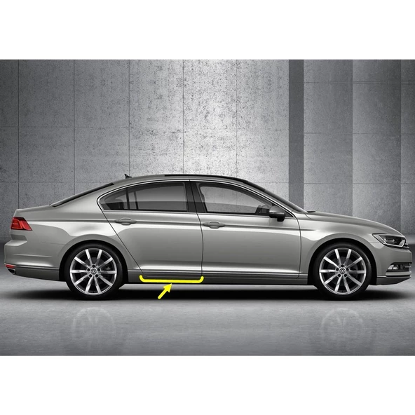 VW Passat B8 2015-2019 Sağ Arka Kapı Bandı Çıtası Kromaj 3G0853334A