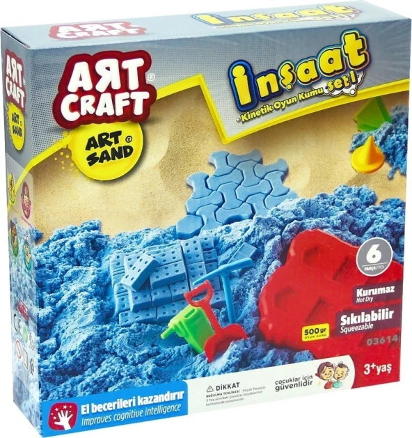 Art Craft Inşaat Kinetik Kum Seti 500gr 6145
