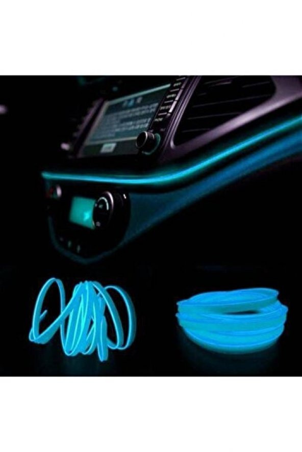 KG GROUP TOYOTA COROLLA 2002-2007 ARAÇ IÇİ BUZ MAVİSİ TORPİDO LEDİ - IP NEON