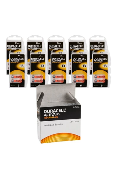 13 Numara Işitme Cihaz Pili Kulaklık Pili 6'lı*10 Paket - 2