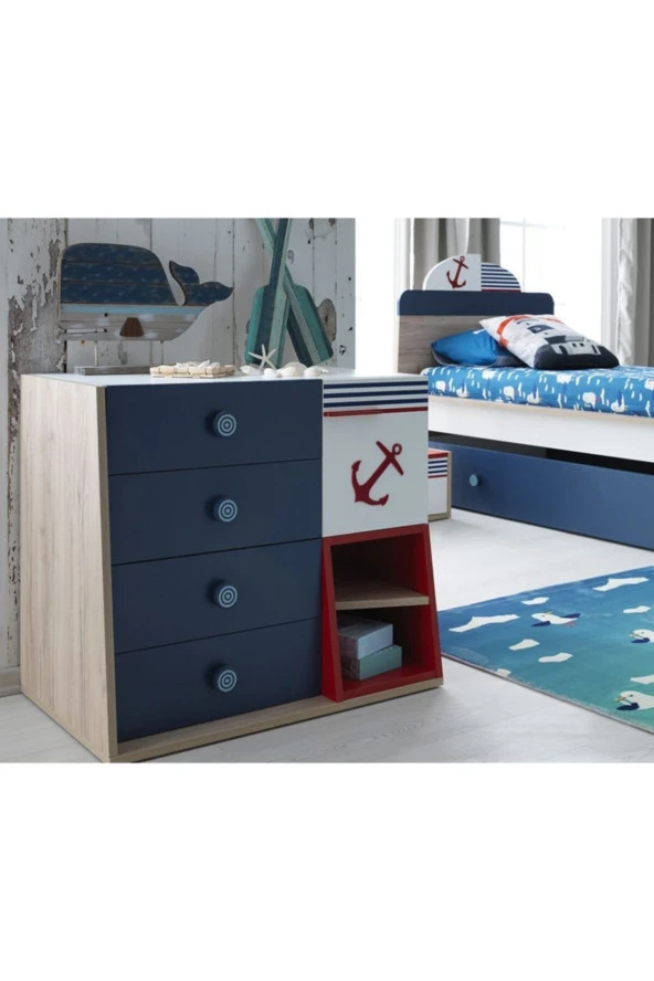 RENGARENK New Ocean Şifonyer - Resim 2