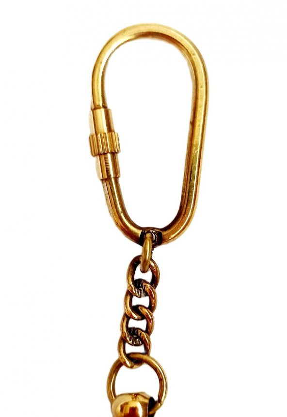 Yeşil Renk Şişe Modelli Pirinç Anahtarlık Hediyelik Eşya - 3