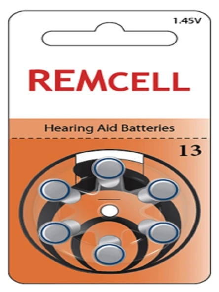 13 Numara Işitme Cihaz Pili Kulaklık Pili 6'lı Blister-1 Paket ürün görseli 1