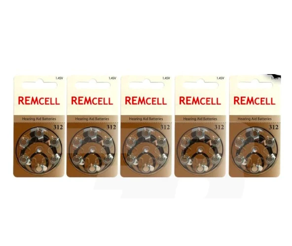 312 Numara Işitme Cihaz Pili Kulaklık Pili 6'lı Blister-5 Paket