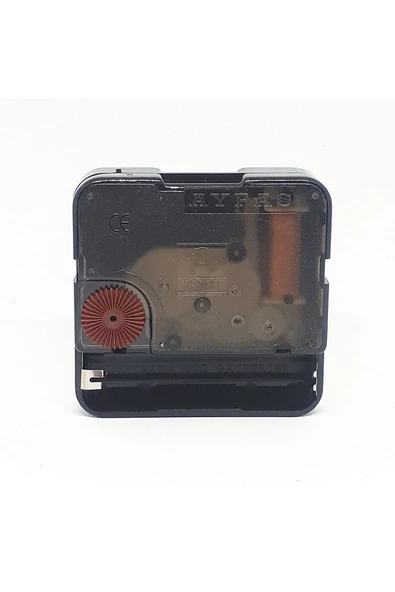 Duvar Saat Mekanizması Motoru Makinesi Geçmeli Sessiz Akar Şaft Uzunluk 9mm - 1 Adet - 2
