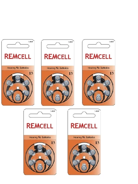 13 Numara Işitme Cihaz Pili Kulaklık Pili 6'lı Blister-5 Paket ürün görseli 1