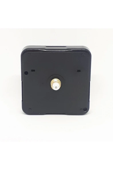 Duvar Saat Mekanizması Motoru Makinesi Geçmeli Vidalı Sessiz Akar Şaft Uzunluk 14mm - 1 Adet