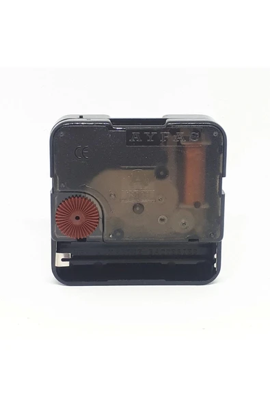 Duvar Saat Mekanizması Motoru Makinesi Geçmeli Vidalı Sessiz Akar Şaft Uzunluk 14mm - 1 Adet - 2