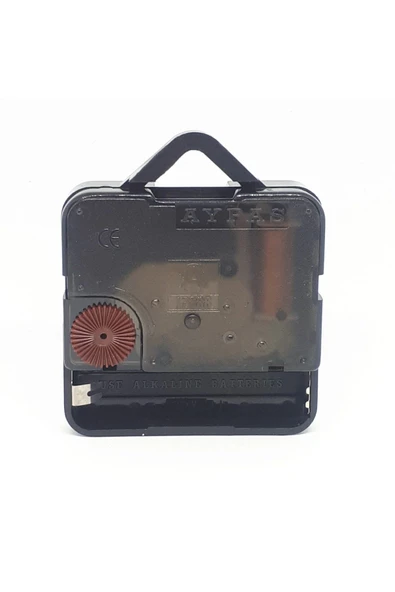 Duvar Saat Mekanizması Motoru Makinesi Askılı Sessiz Akar Şaft Uzunluk 14mm - 1 Adet - 2