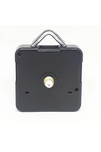 Duvar Saat Mekanizması Motoru Makinesi Askılı Tiktak Şaft Uzunluk 14mm - 1 Adet