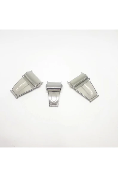 Saat Metal Kordon Kilit Yandan Basmalı - 18mm ürün görseli