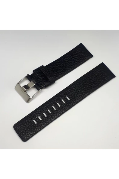 Diesel Uyumlu Siyah Hakiki Deri Saat Kordonu Toka Ölçü 22mm ürün görseli