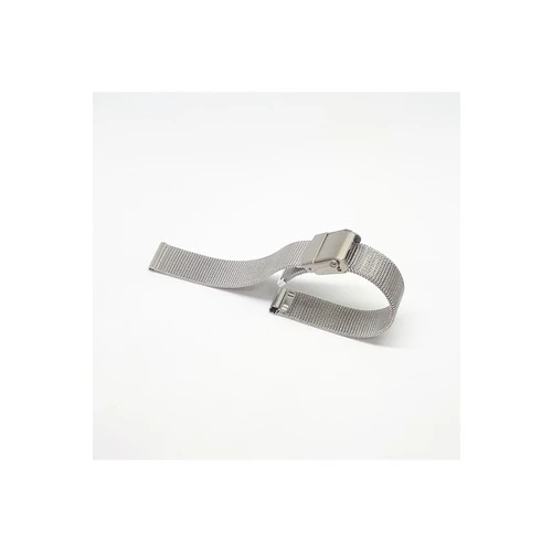 8mm Beyaz Renk Hasır Ince Örgü Çelik Kaplama Metal Saat Kordonu