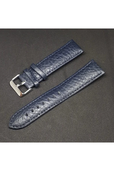 22mm Lacivert Rolax Bombeli Deri Saat Kayışı Kordonu 22x20 ürün görseli