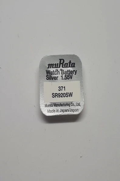 Murata Sony 371 Sr920sw 1,55v Saat Pili - 1 Adet - 1