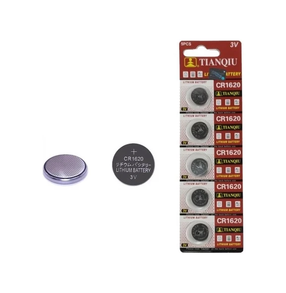 Tianqiu Cr1620 3v Lithium Pil - 5 Adet
