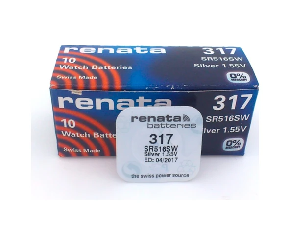 Renata 317 Sr516sw 1,55v Saat Pili - 10 Adet