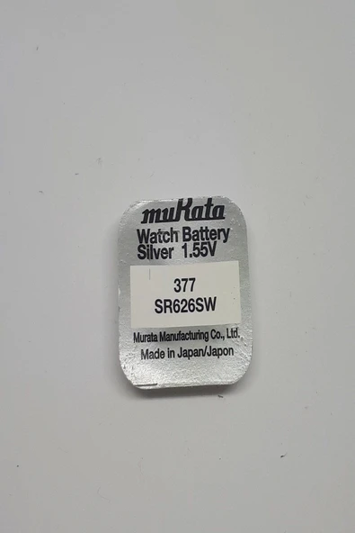 Murata Sony 377 Sr626sw 1,55v Saat Pili - 1 Adet - 1
