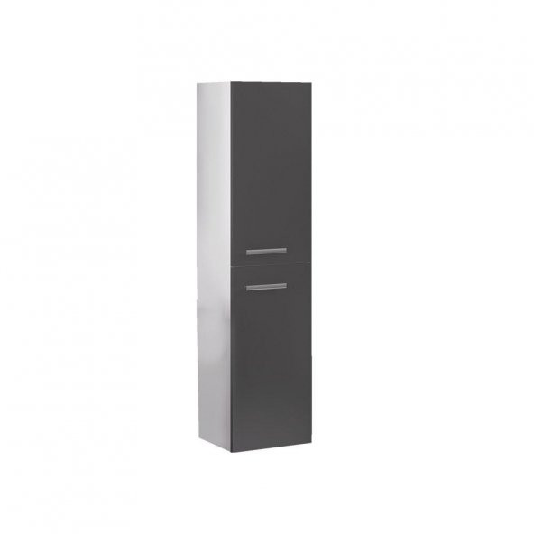 Denko Terra 35 cm MDF Antrasit Gri Banyo Boy Dolabı