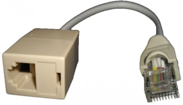 RJ45 Erkek - RJ11 Dişi Modem Çevirici