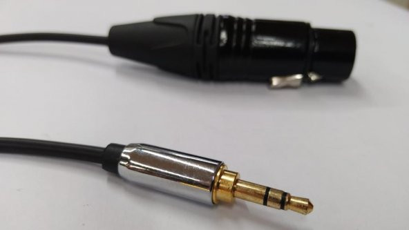 3.5 mm to XLR Dişi Kaliteli Bilgisayar Mikrofon Kablosu 5 Metre - 2