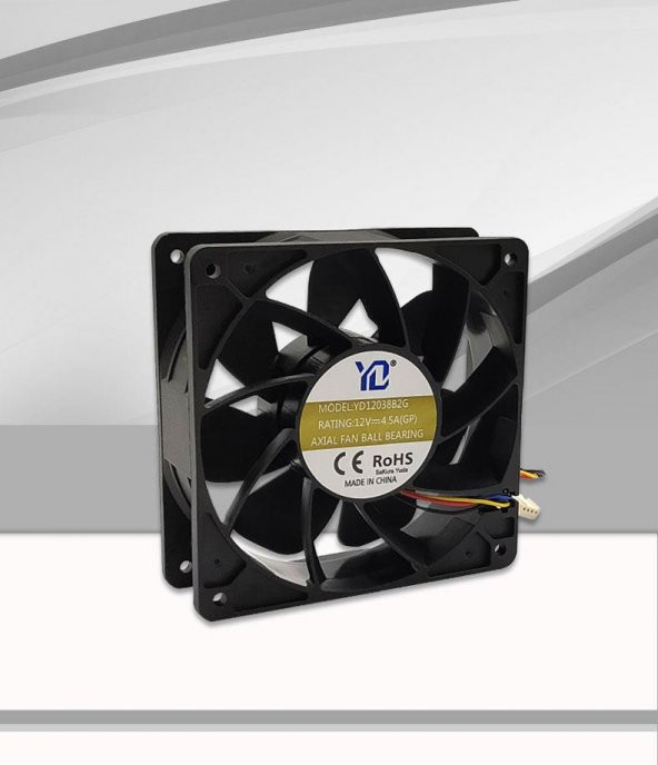 120mm soğutma fanı 120x120x38MM 4 pin Pwm li 12 volt - 5