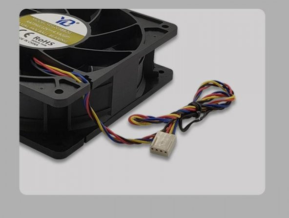 120mm soğutma fanı 120x120x38MM 4 pin Pwm li 12 volt - 6