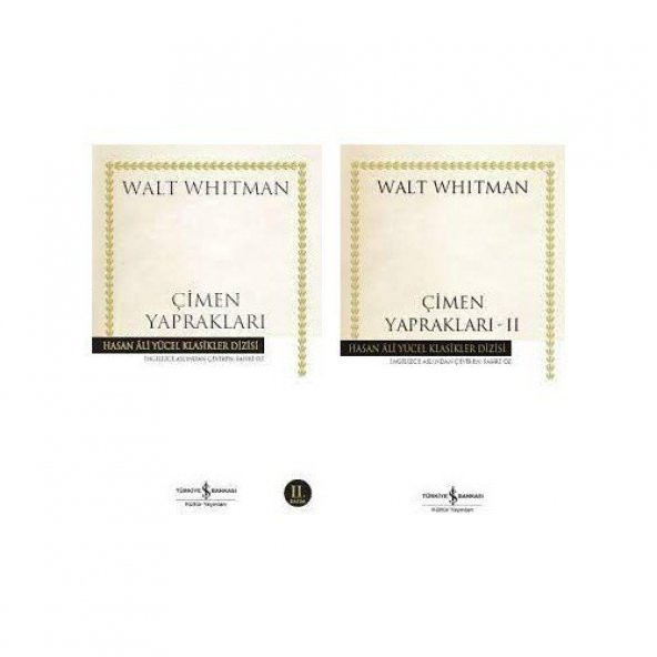 Çimen Yaprakları 2 Kitap Set - Walt Whitman